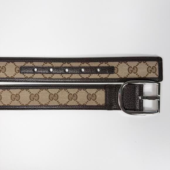 Gucci Canvas GG Supreme Belt 80 32 - Picture 3 of 6